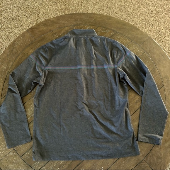 NWT MARINE LAYER Weekend Sport 1/4 Zip Pullover
Multicolor Stripe Gray SZ Medium - Picture 4 of 8